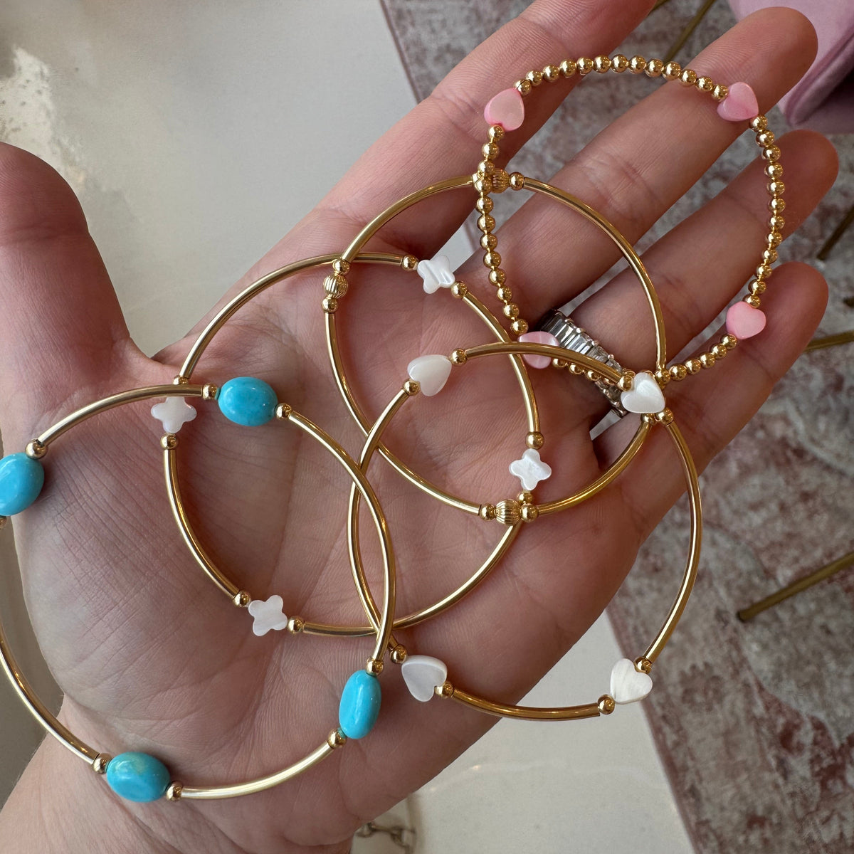 Sweetheart Beaded Bracelet
