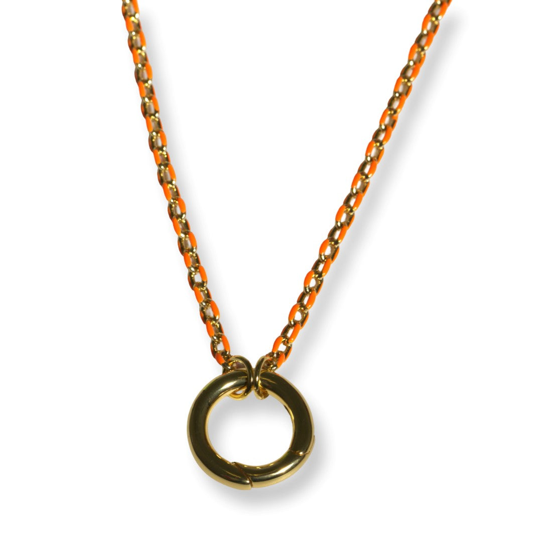Goddess Charm Bar Mr. Big Enamel Chain