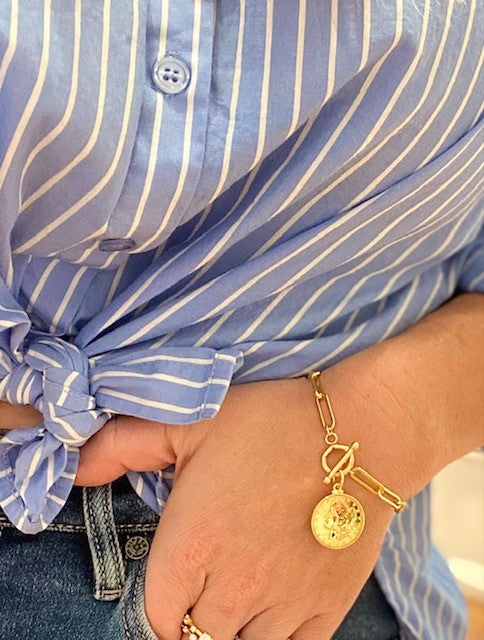 Goddess Coin Bracelet