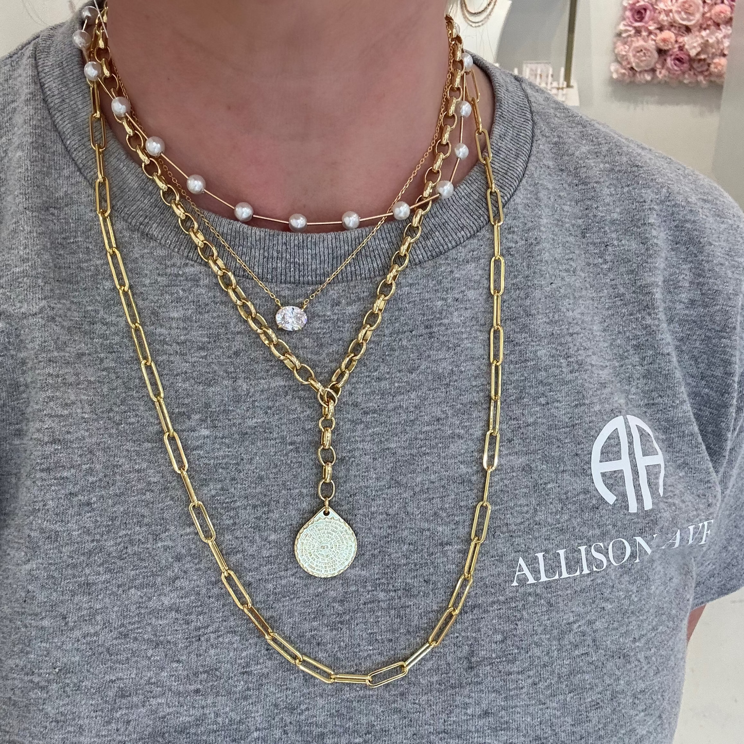 Lord's Prayer Rolo Necklace