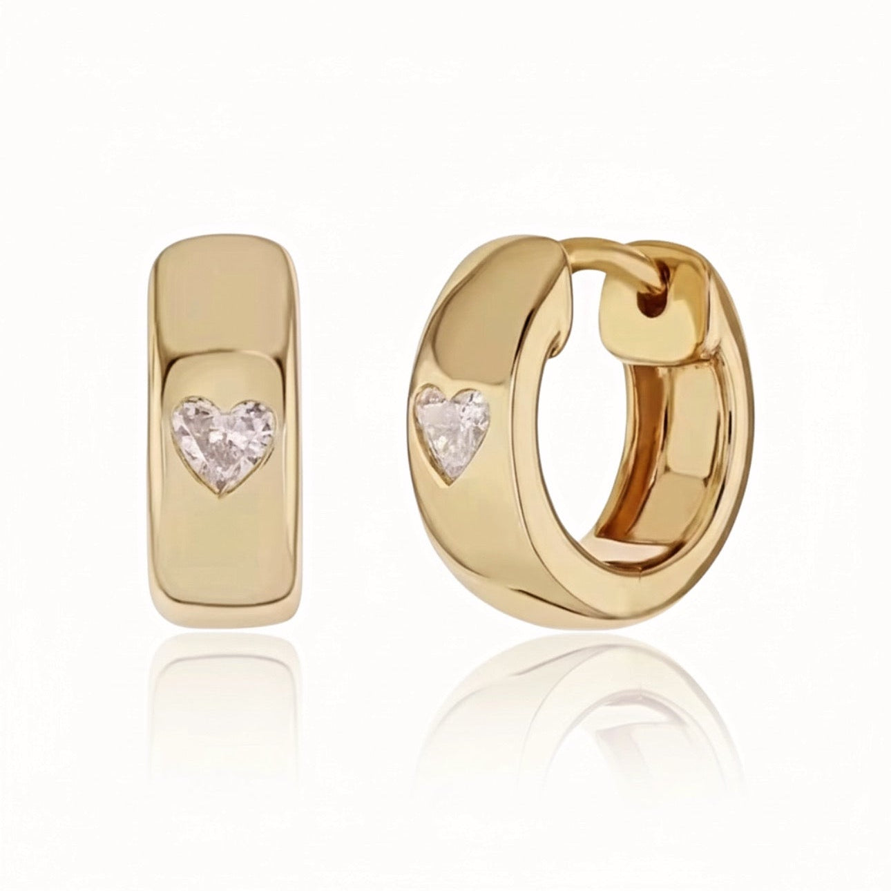Wren Huggies Diamond Heart