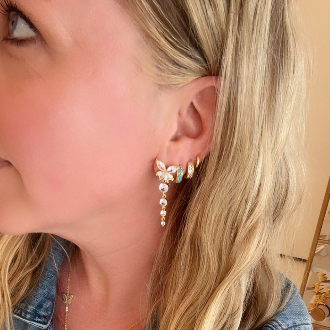 Butterfly Drop Earrings