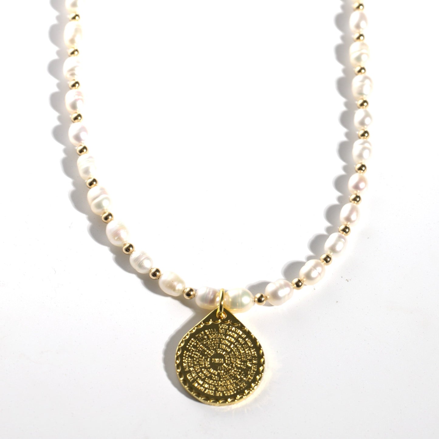 Lord’s Prayer Freshwater Pearl Chain