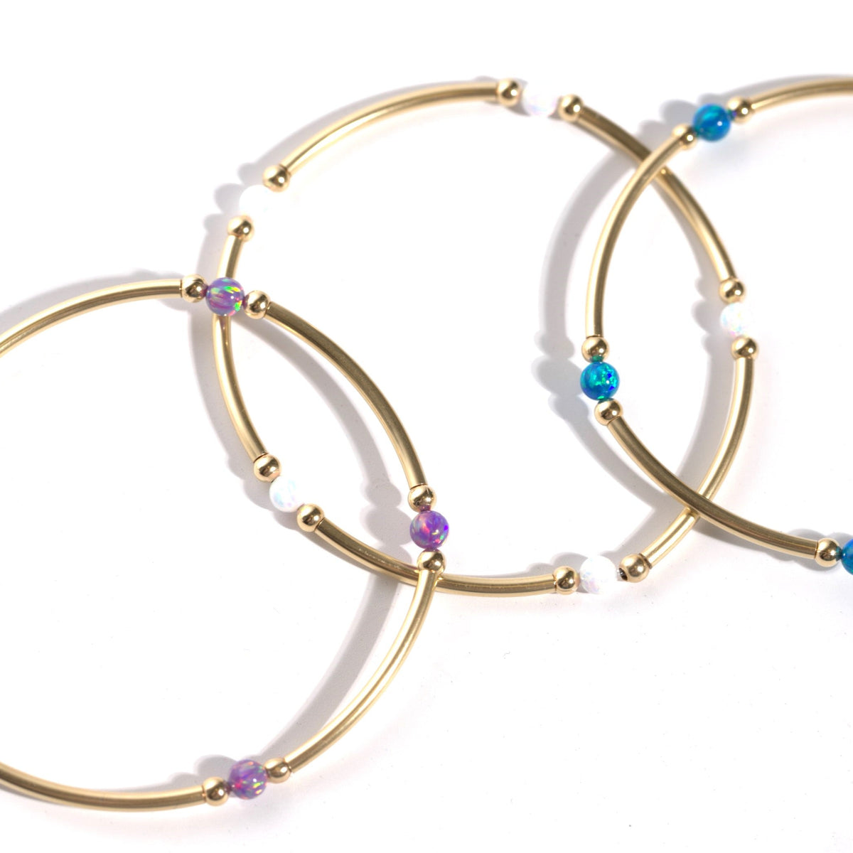 Opal Bangle Bracelet