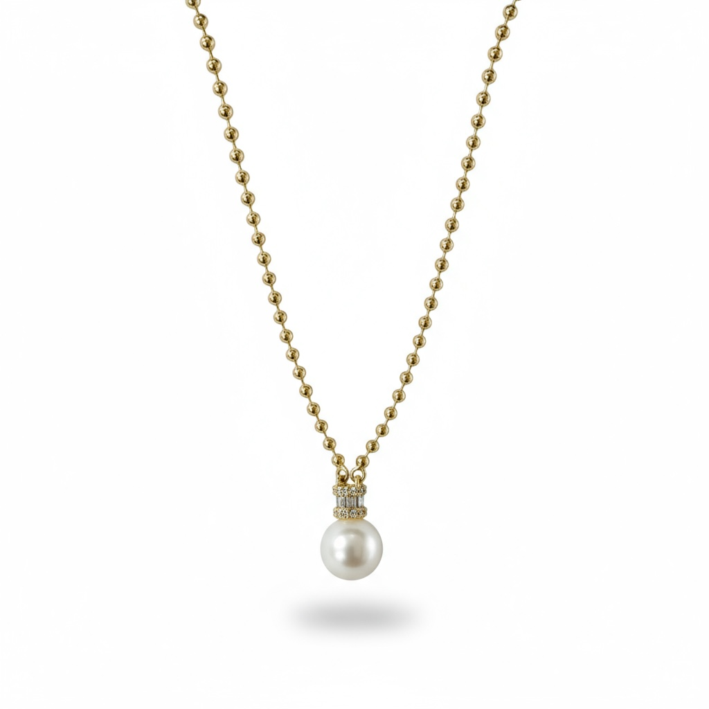 Freshwater Pearl Ball Chain