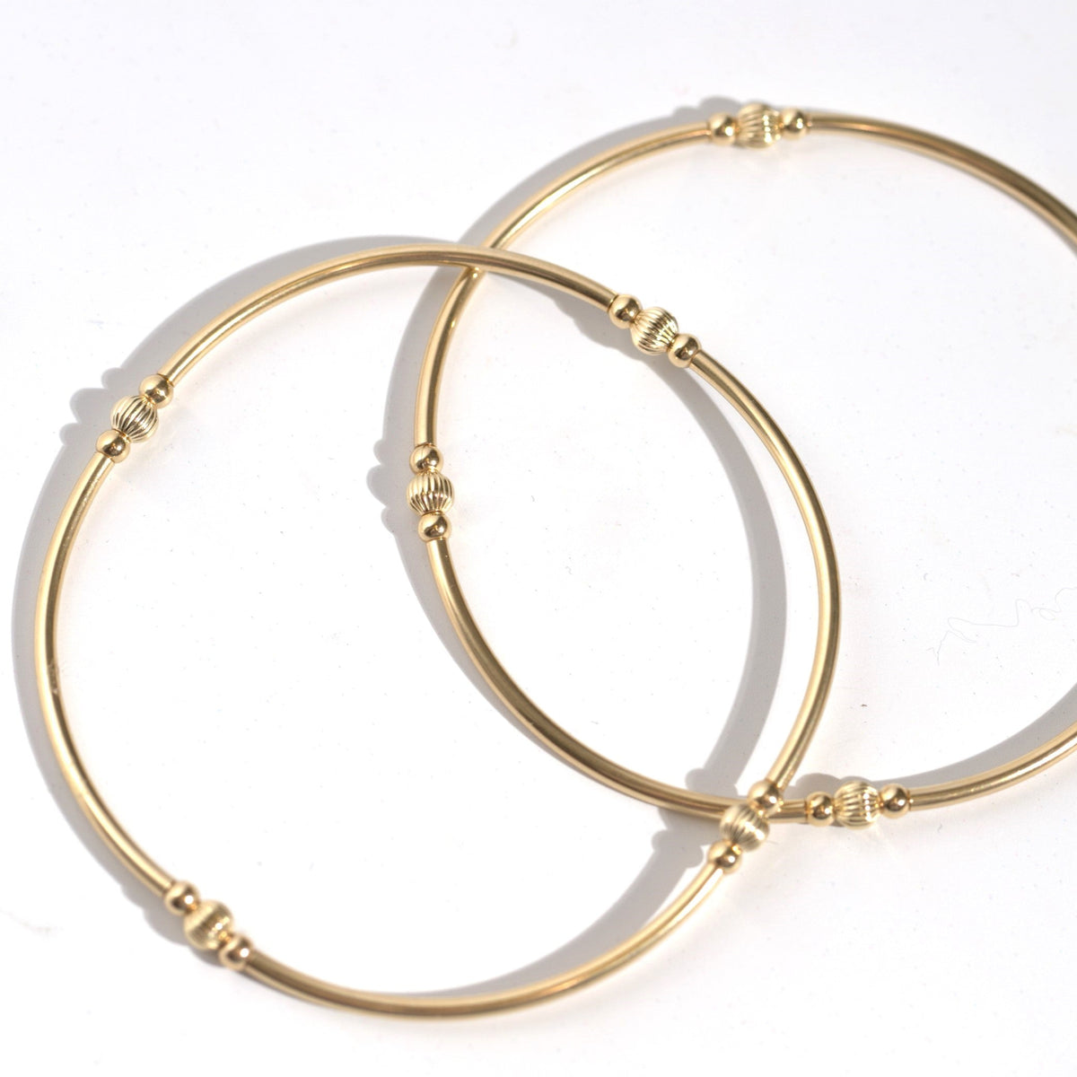 Textured Beaded Bangle