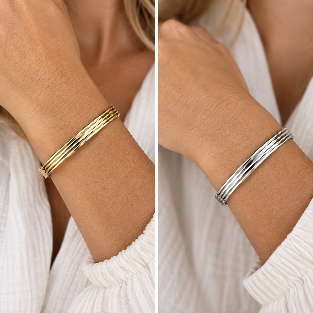 Sutton Ribbon Cuff Bracelet