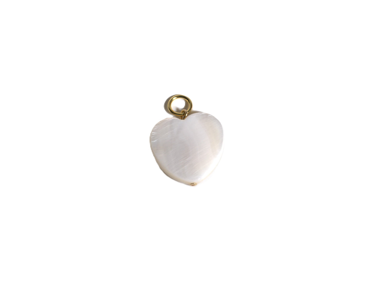 Pearl Heart Charm