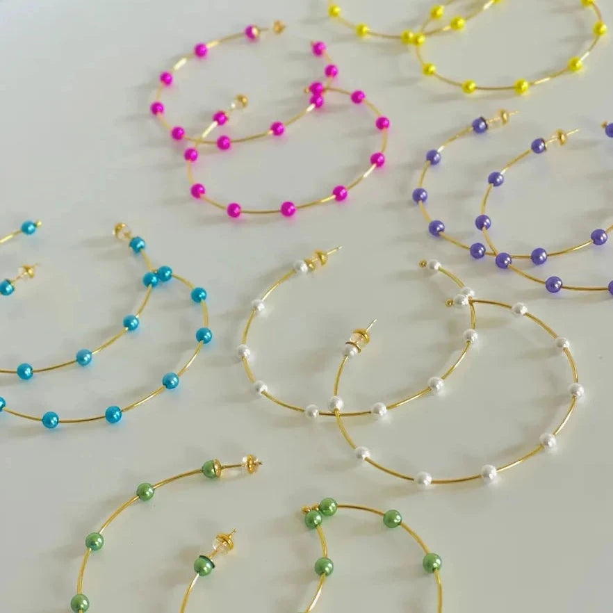 Pearl Hoops