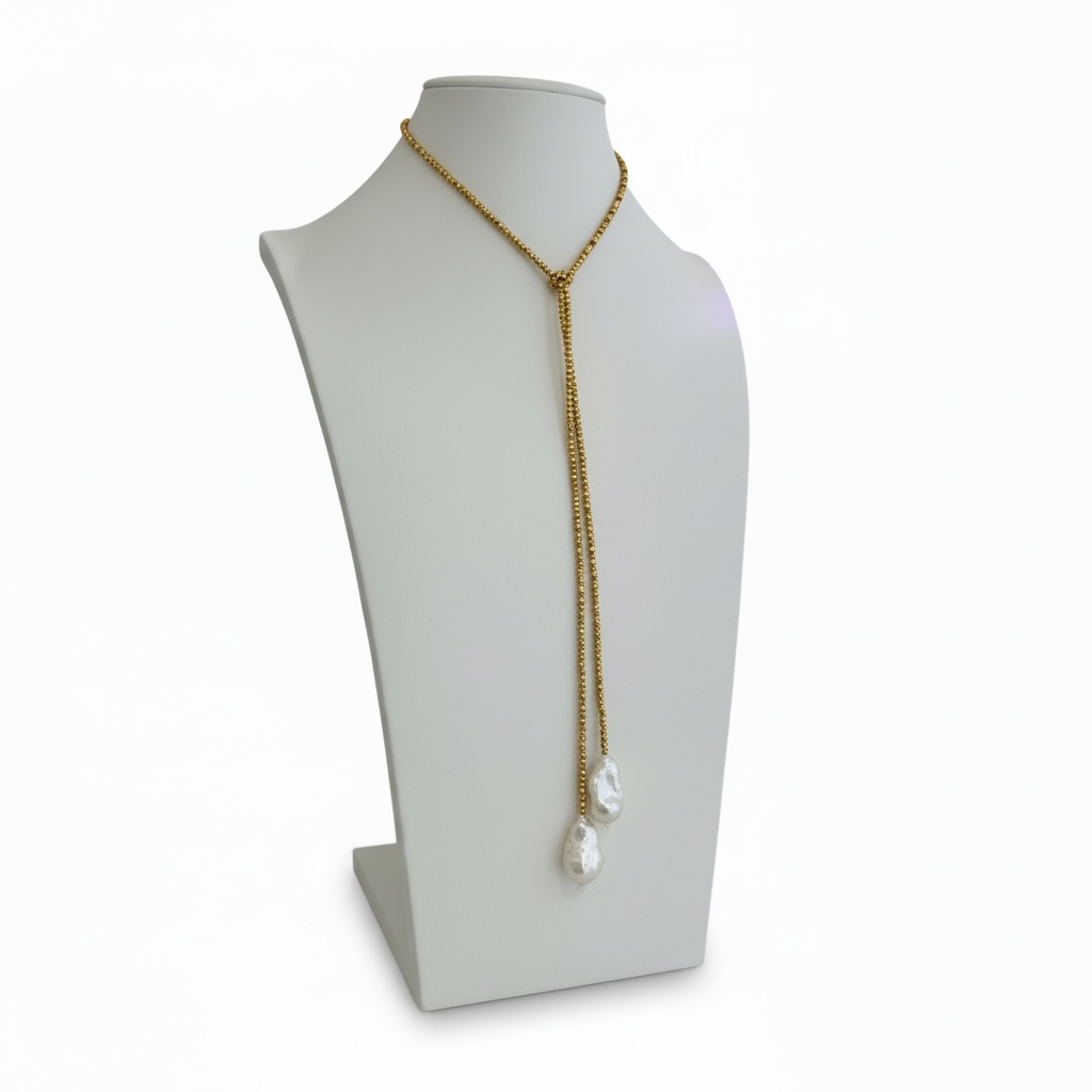 Freshwater Baroque Pearl Lariat