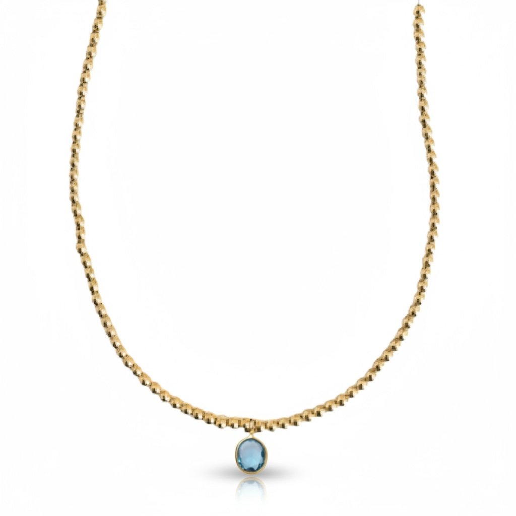 Beaded Gemstone Chain
