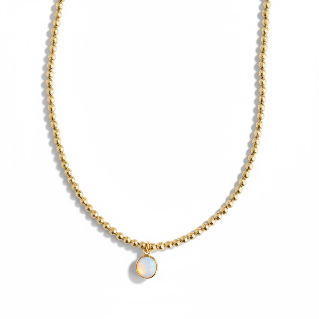 Beaded Gemstone Chain
