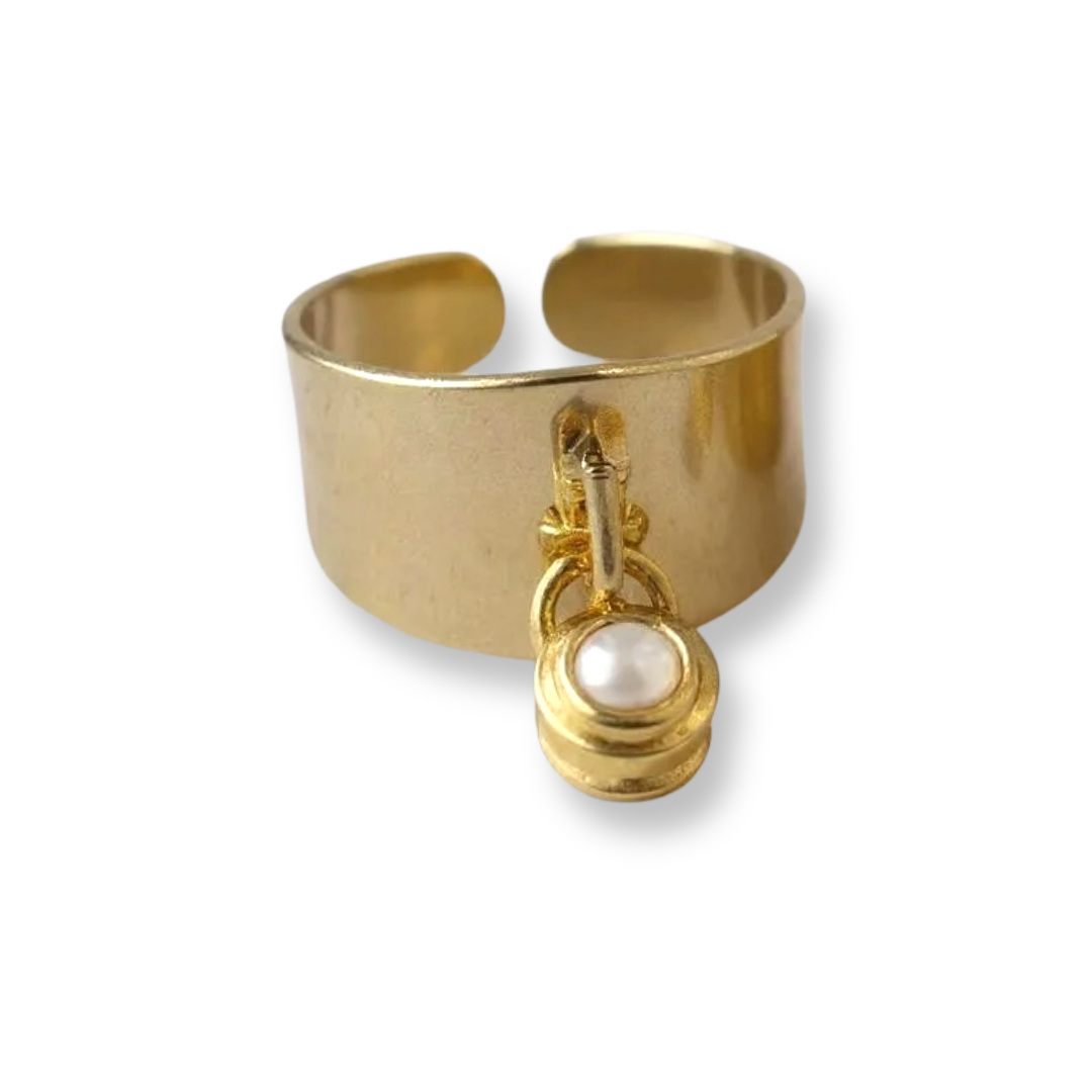 Birthstone Charm Ring