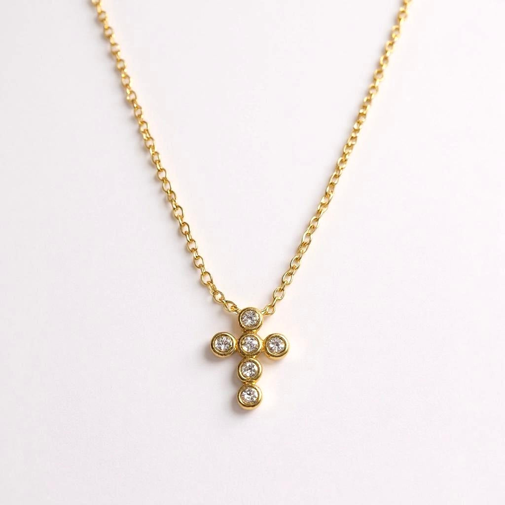 Baby Cross Necklace – Allison Avery