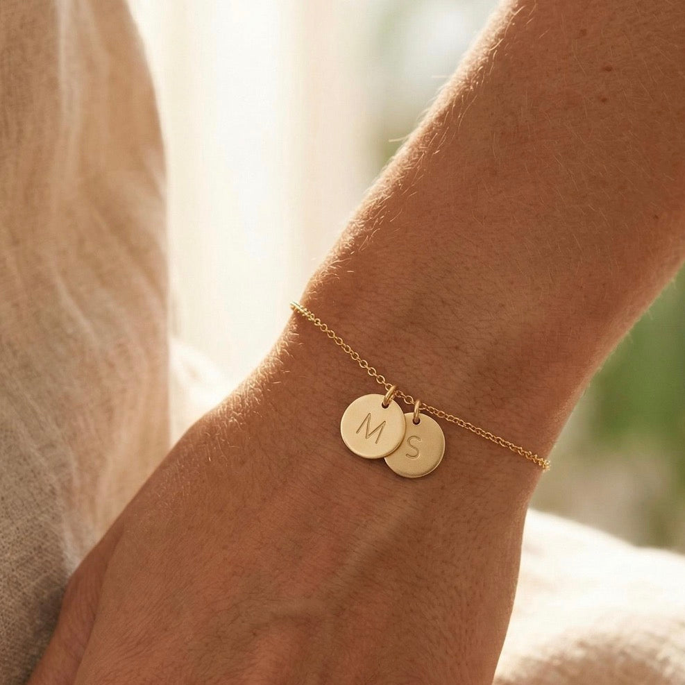 Engravable Initial Bracelet
