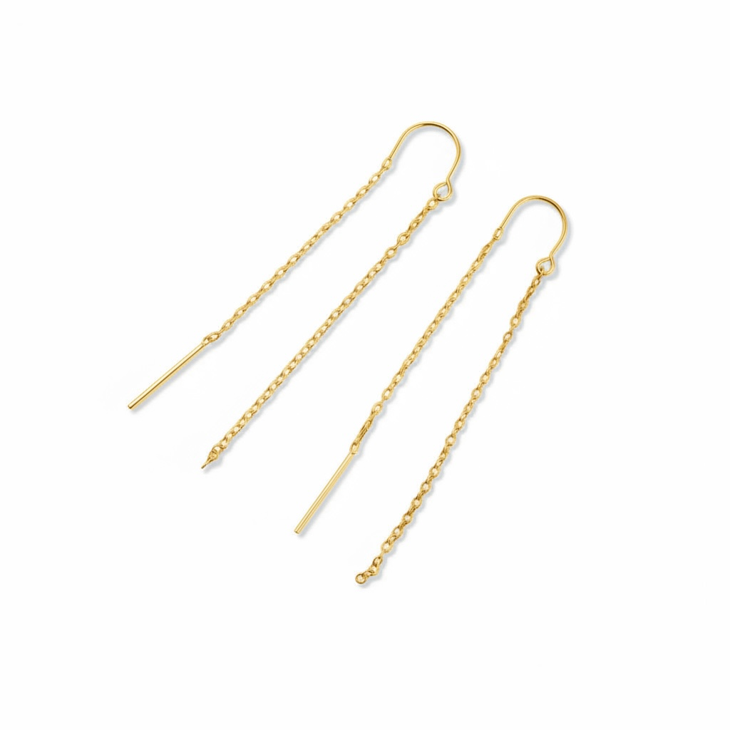 Cable Chain Threader Earrings