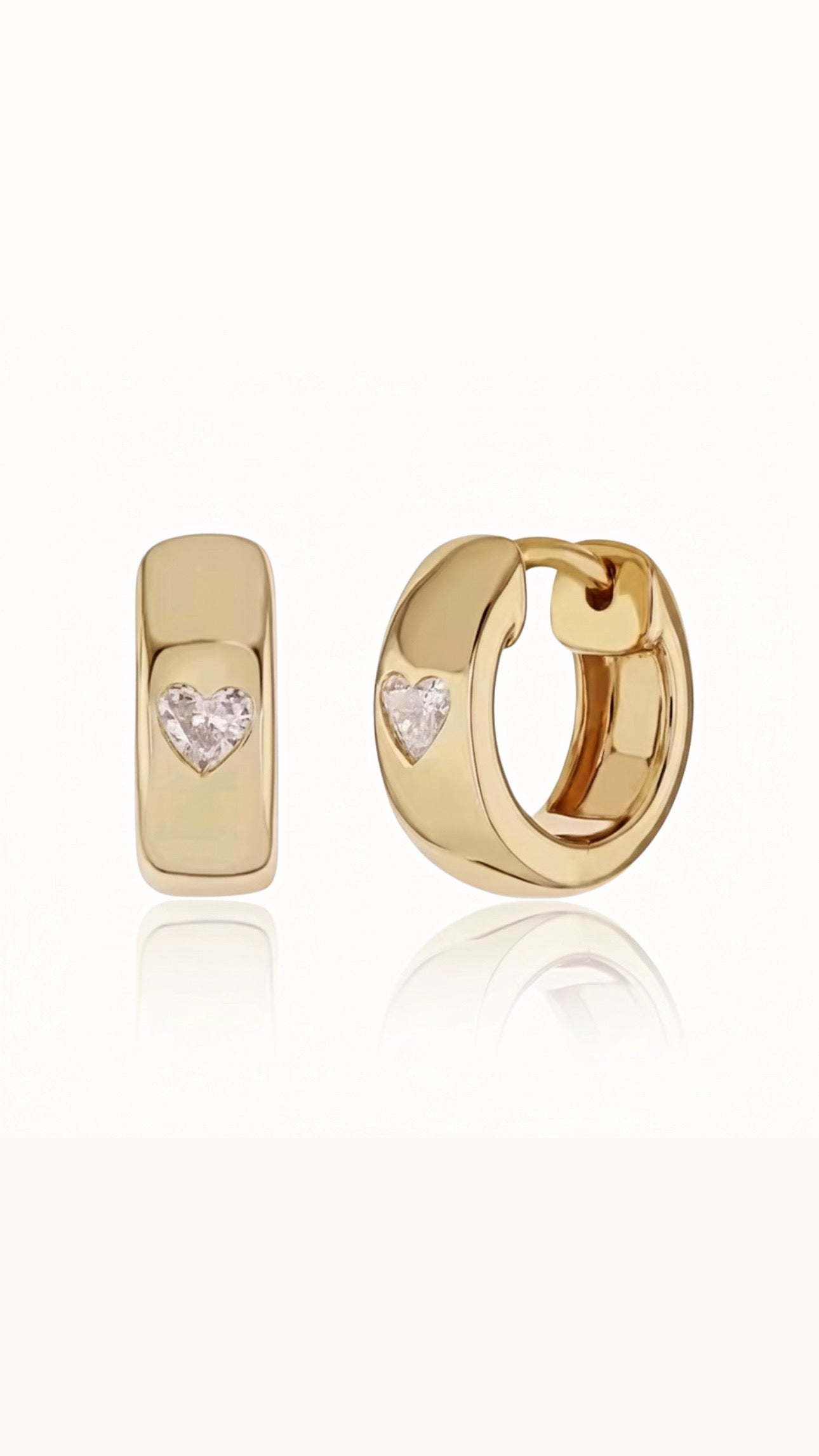 Wren Huggies Diamond Heart