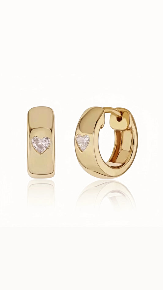 Wren Huggies Diamond Heart