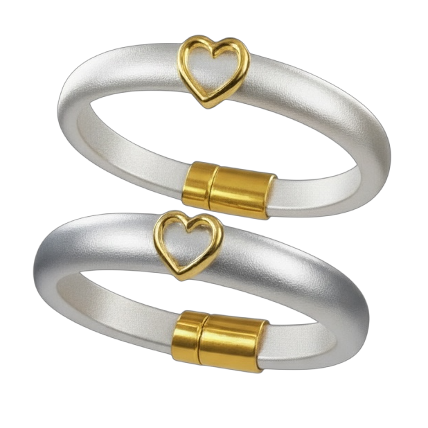 Leather Heart Bracelet