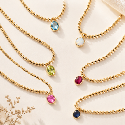 Beaded Gemstone Chain