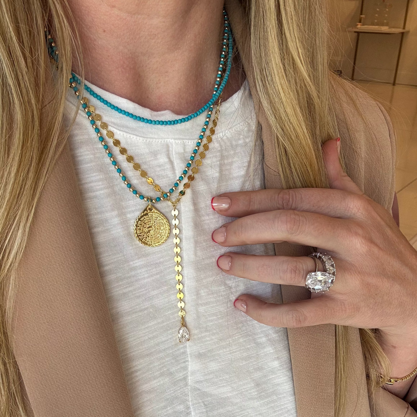 Beck Chain Diamond Lariat