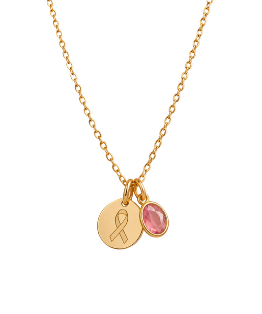 Breast Cancer Awareness Necklace