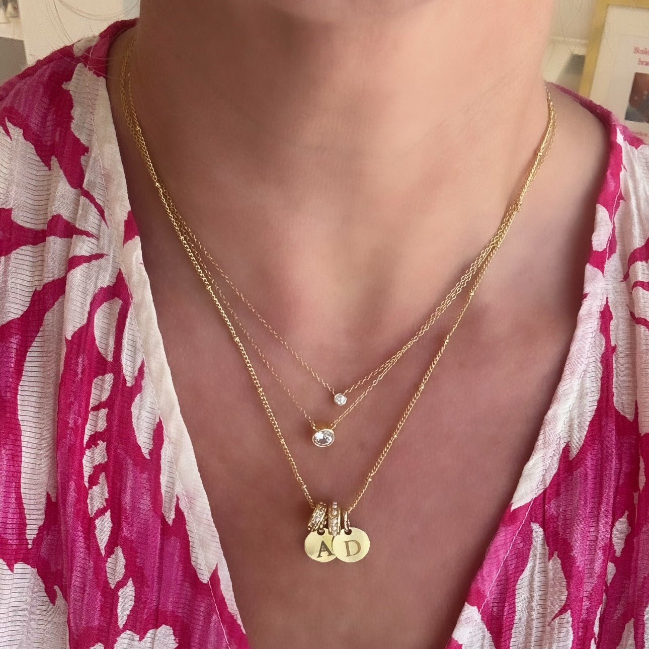 Engravable Duo Necklace