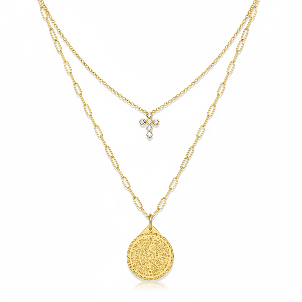 Lord's Prayer Medallion Stack