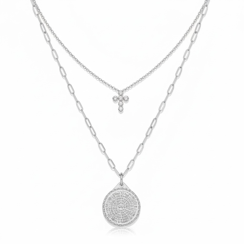 Lord's Prayer Medallion Stack