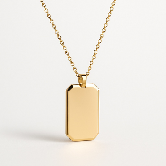 Engravable Beveled XL Tag