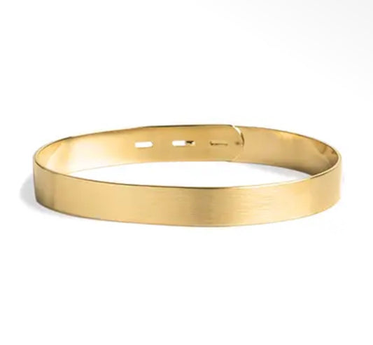 Smooth Ribbon Cuff Bracelet