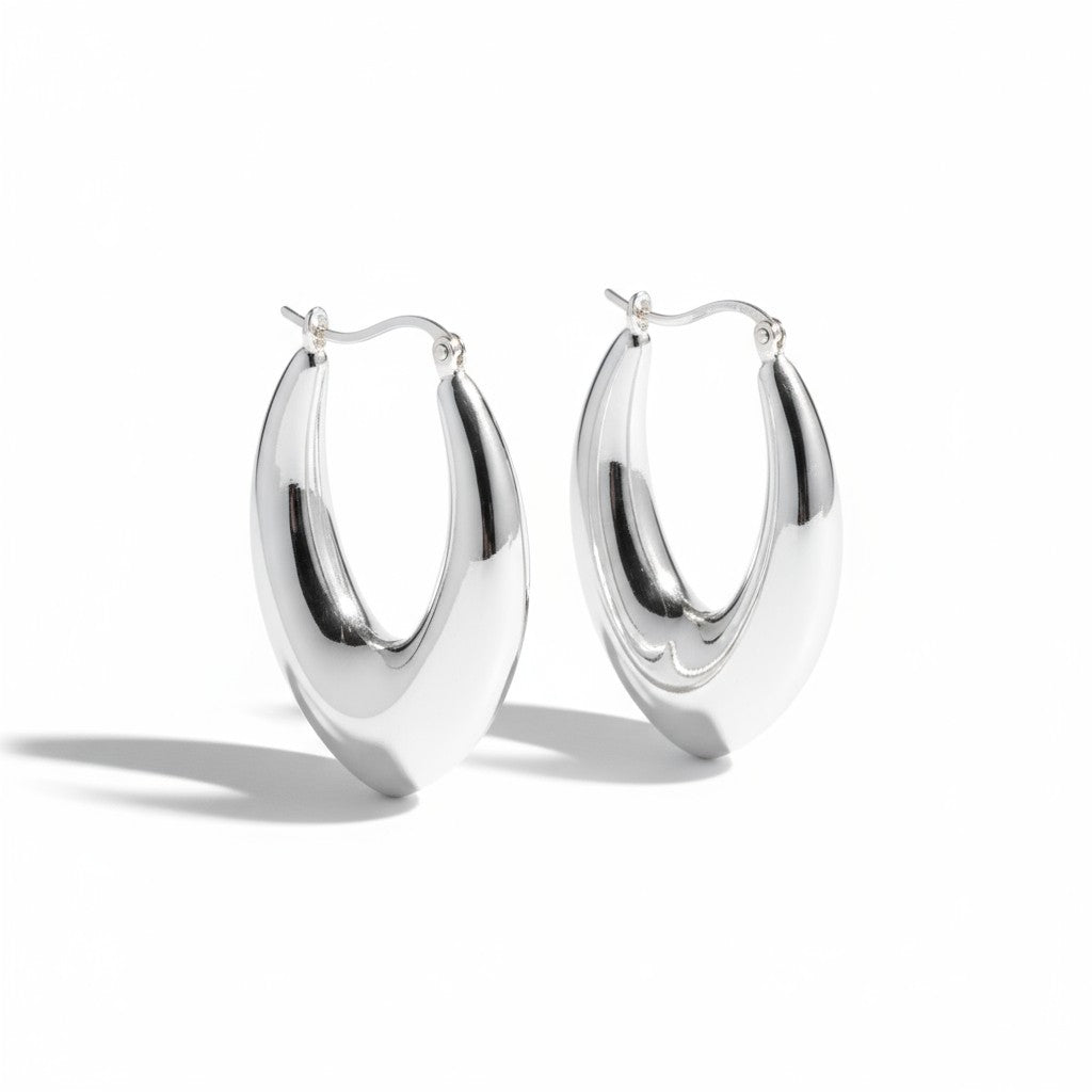 Statement Sterling Silver Earrings