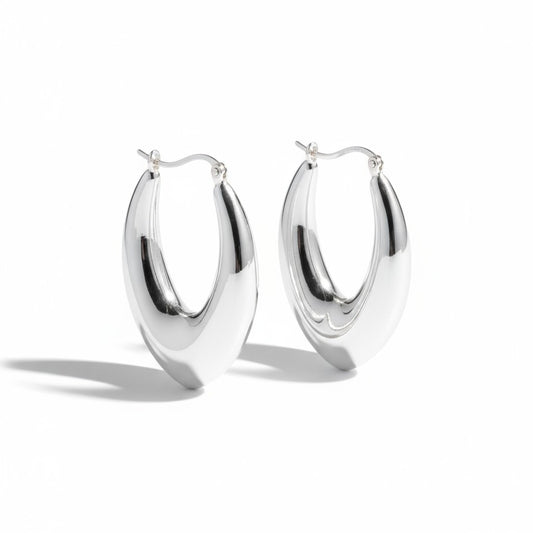 Statement Sterling Silver Earrings