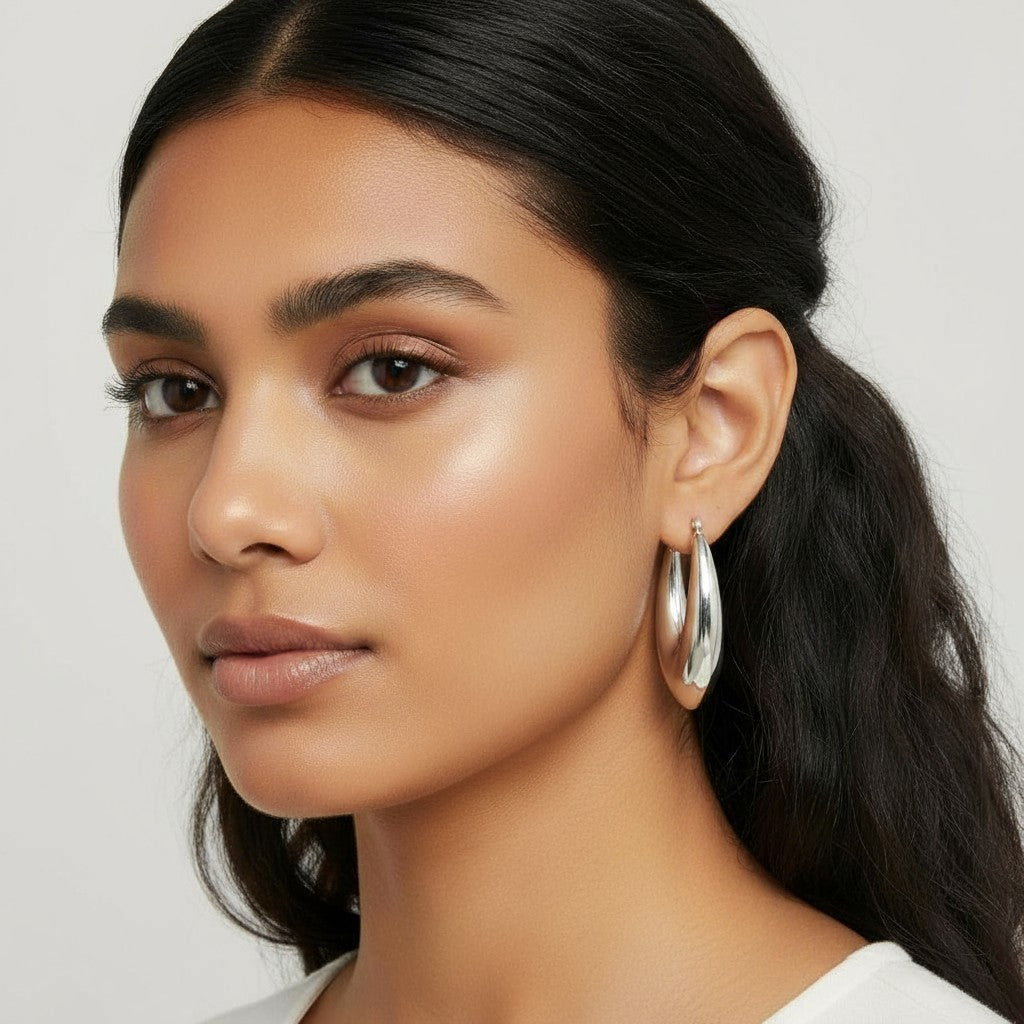 Statement Sterling Silver Earrings