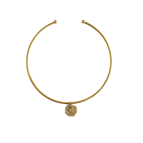 Heirloom Initial Neck Cuff