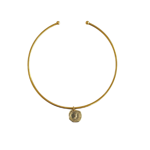 Heirloom Initial Neck Cuff