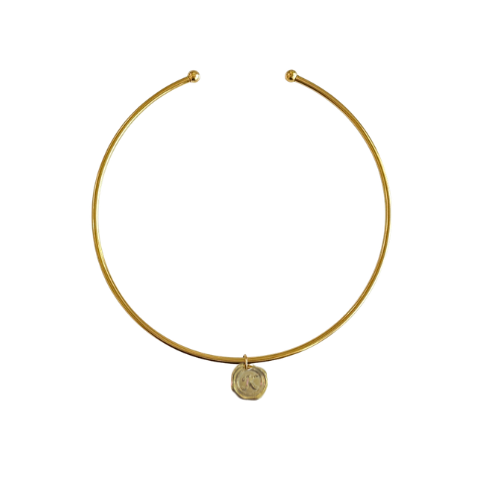 Heirloom Initial Neck Cuff