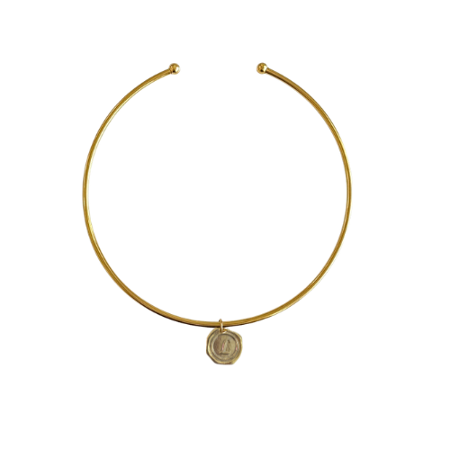 Heirloom Initial Neck Cuff