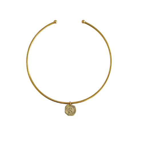 Heirloom Initial Neck Cuff