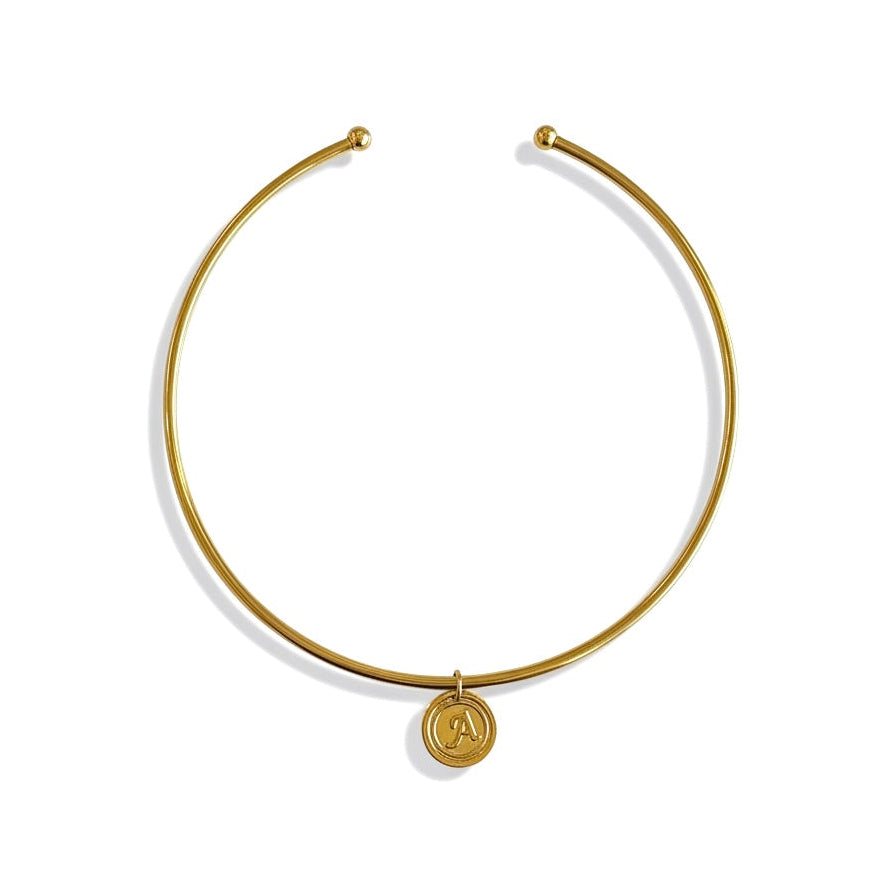 Heirloom Initial Neck Cuff